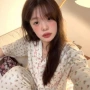 韩国长袖碎花春秋款家居服