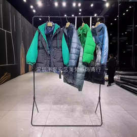 潮酷拼接钉珠奢悦莎羽绒服25冬时尚亮色羽绒内胆品牌折扣尾货批发