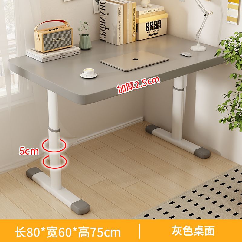 Mesa de aprendizaje infantil simple mesa de escritorio para estudiantes de primaria móvil simple elevación de la mesa larga mesa de madera elevación