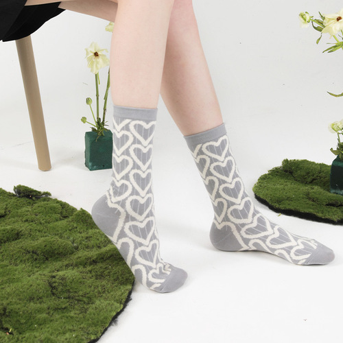 Original Women's Socks Spring New Lady Sweet Street Trend Fashion Cotton Socks Women Sweat Absorbent Deodorant Short Socks Wholesale