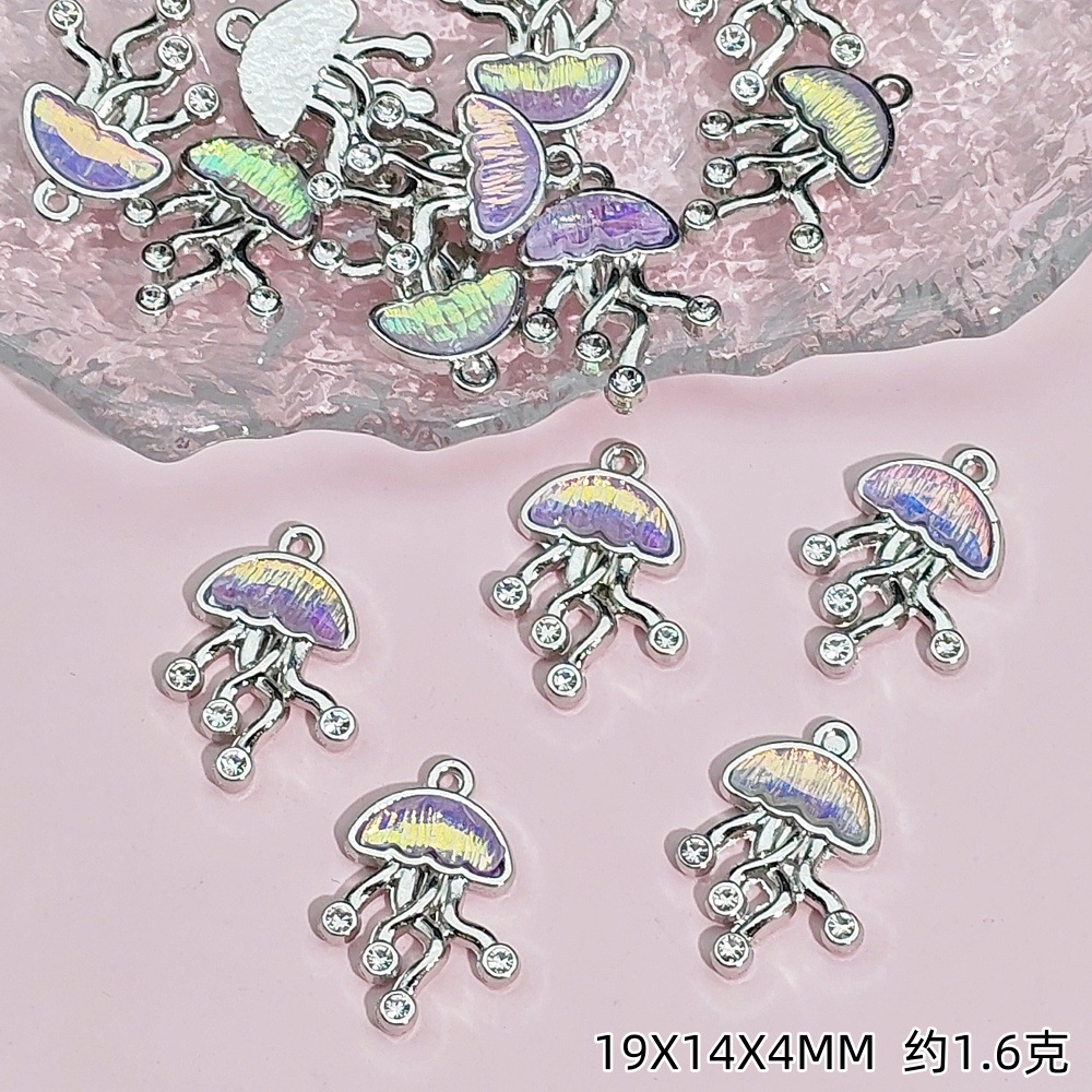 Exquisitos accesorios de joyería colgante de diamante de alta protección ultravioleta al por mayor collar DIY artesanal colgante de materiales de ropa de pulsera
