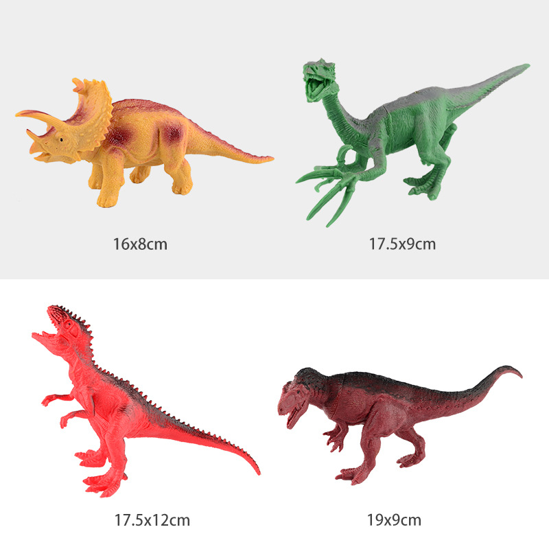 B부문 밝은 색 속이 빈 공룡 4 (가방)