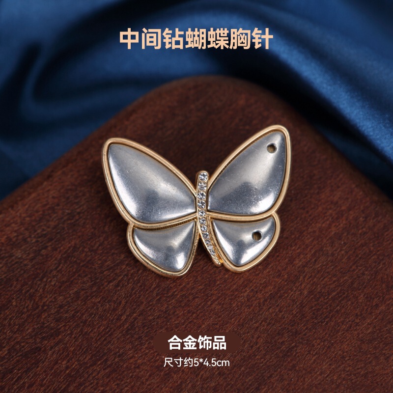 宋锦发夹底托手工diy配件边夹发饰品非遗创意制作刺绣蓝染包贴布|undefined
