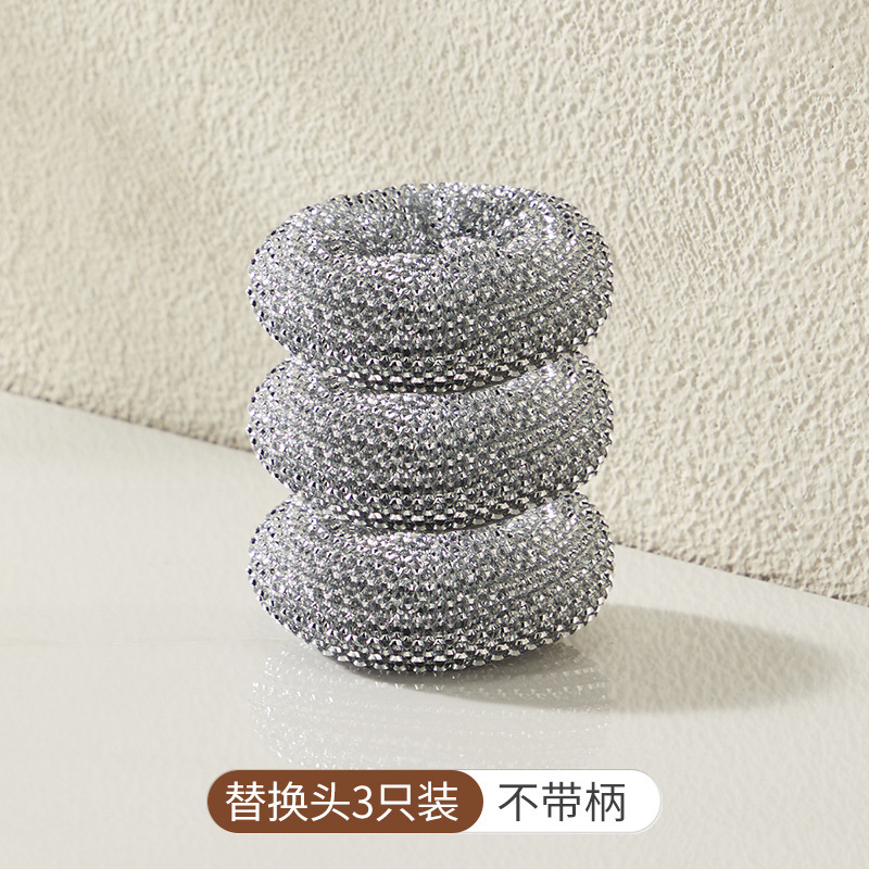 长柄清洁锅刷厨房专用洗锅刷子神器钢丝刷刷碗清洁油污洗锅刷批发|undefined