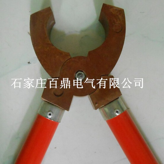 供应D-50型双手绝缘夹钳10kv/低压单手握保险管换取钳子1kv