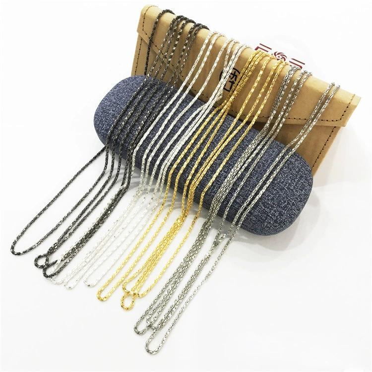 Модная металлическая цепочка для очков, полая цепочка, металлическая веревка для очков, аксессуары для крепления детских очков