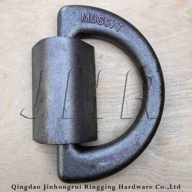 厂家供应焊接D型环机械起重吊环船用日式扇形D型环地零