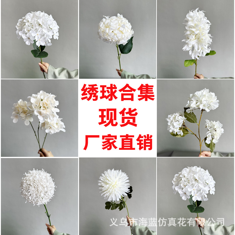 White artificial flowers wedding wedding simulation fake flowers wedding simulation decorative flowers rows of roses flower materials