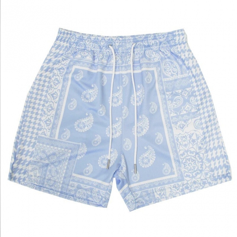 20263D Printed Cross-Border Foreign Trade Shorts Summer Thin Beach Trendy Brand Breathable Loose Five-Point Shorts Ma1
