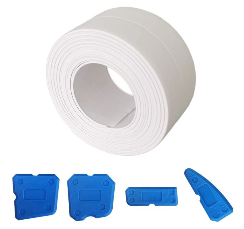 浴室厨房地板胶带玻璃胶刮板刮胶板除胶器美缝密封胶带5件套