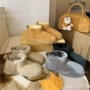 冬季厚底新款翻毛半拖鞋