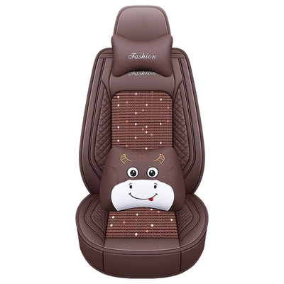 goods commercial car car seat — Modelə uyğun (Original) oturacaq örtükləri - bls-noble-coffee-cartoon-version-single-seat-11