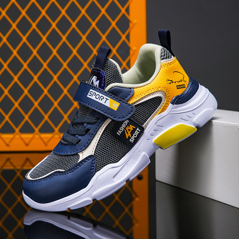 2025 zapatos casuales de cuero de malla zapatos deportivos zapatos casuales para niños zapatos casuales para niños corren nuevos