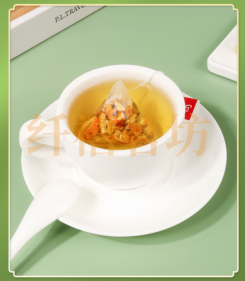 Chicory and Gardenia Tea Ju Ju Zhi Zi Cha 5g x 12 Teabags 60g Dried Herbal Blend specifications