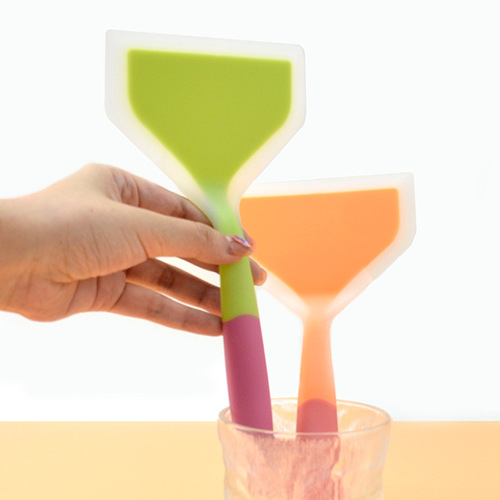 Silicone tamagoyaki spatula silicone wide mouth frying spatula translucent tamagoyaki spatula kitchen tools cooking spatula