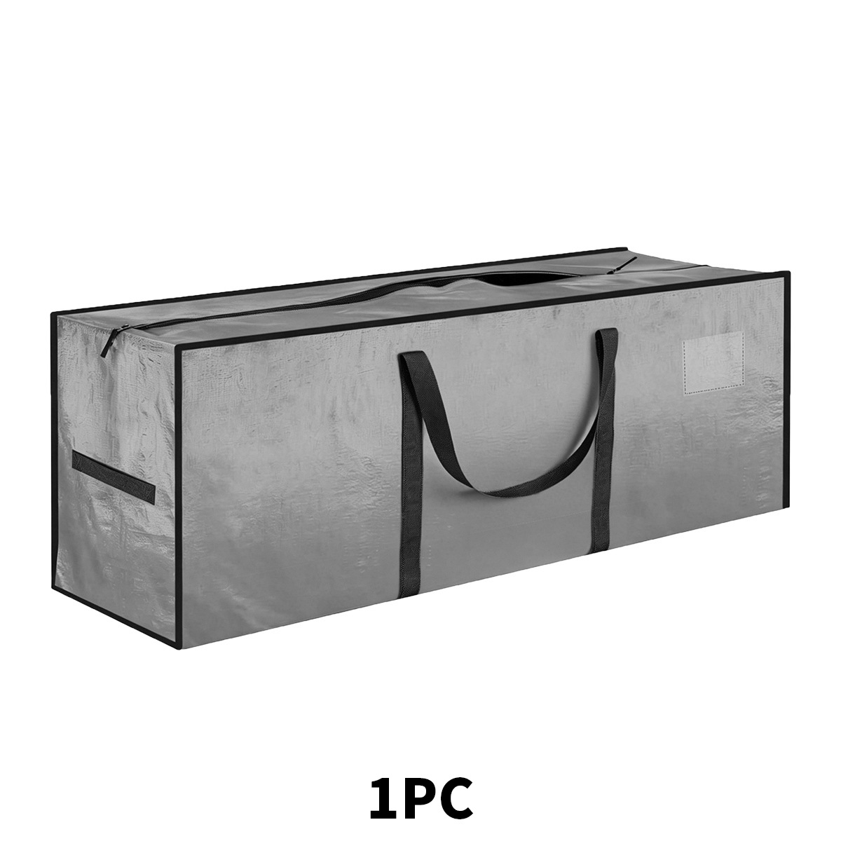 Gray Christmas bag