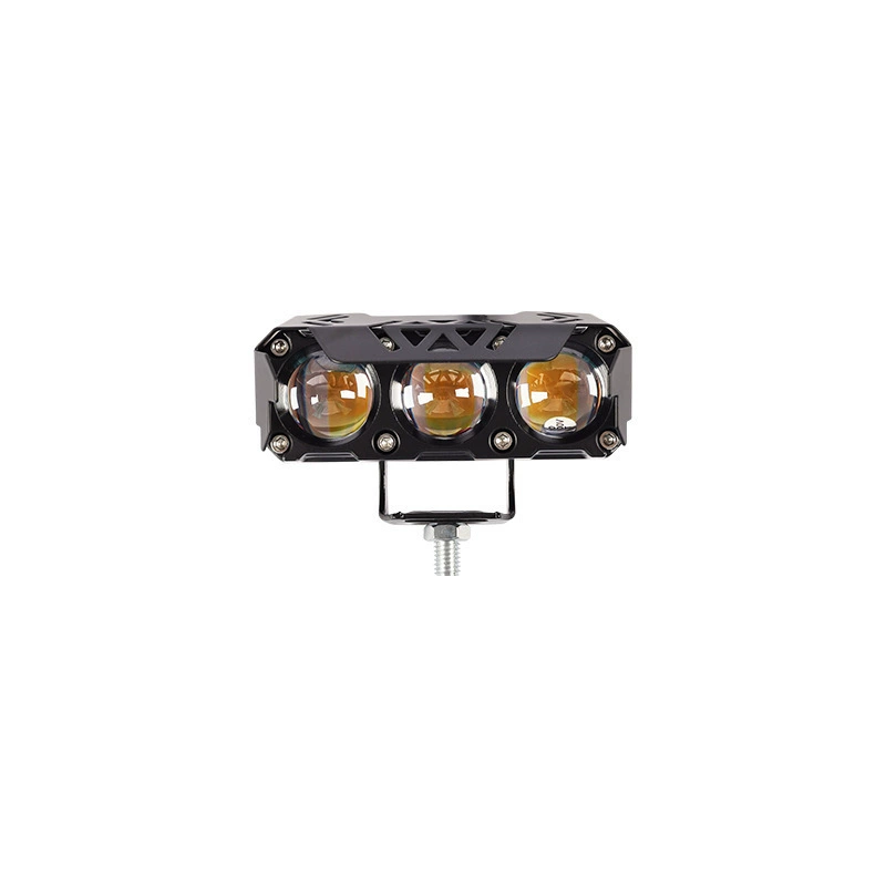 The new motorcycle lamp three -eye shooting light yellow white far near light outside work lights electric vehicle highlights high -light auxiliary front illuminated light