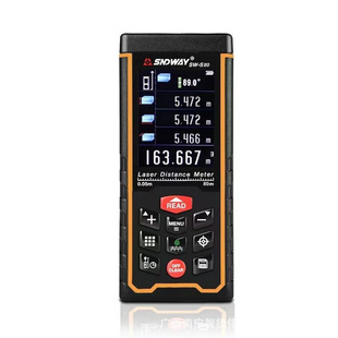 Shendawei Laser Rangefinder Sw-S80/120 Indoor and Outdoor Measuring Instrument Handheld Infrared Digital Ruler English Version