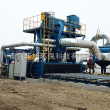 Q6917大型小型卧式抛丸机 钢材铁板全自动除锈打砂设备