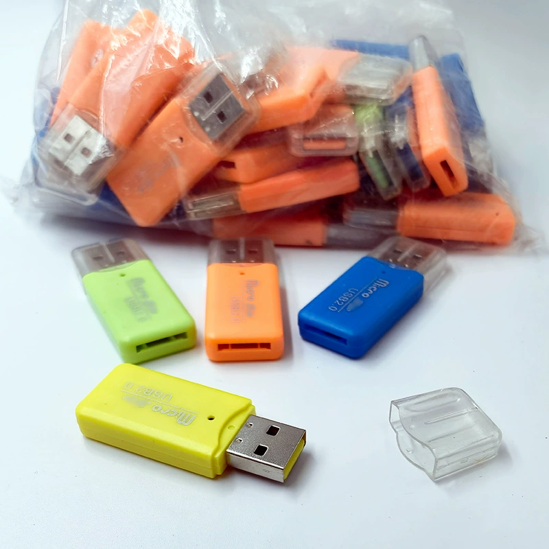 Поставка: TF кардридер с интерфейсом USB2.0, кардридер, цвет фигурный (случайная отправка)