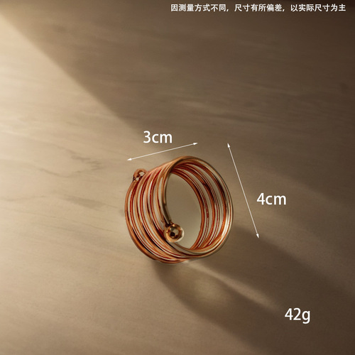 Nordic napkin storage ring napkin buckle hotel napkin ring hotel banquet towel ring western restaurant napkin ring