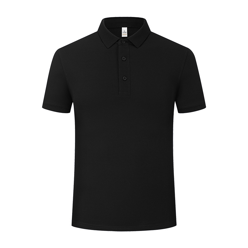 Camiseta polo para hombre con logo personalizado, lavable a máquina, indeformable, antibacteriana 7A, fresca para el verano, institución educativa.