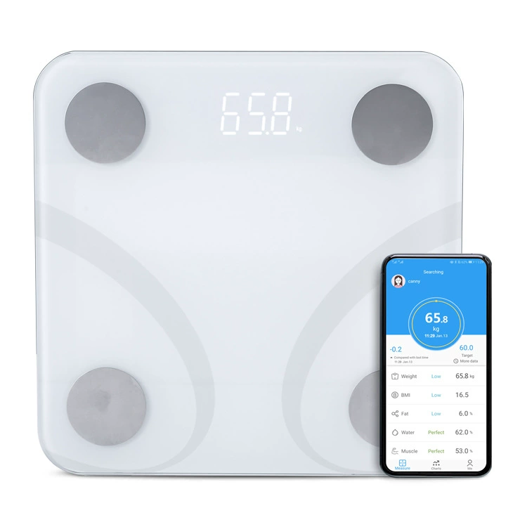 Трансграничная обработка пользовательских весов для домашнего использования Smart Bluetooth Жидные весы Электронные весы для человеческого тела Интеллектуальные весы Вес Стеклянные весы