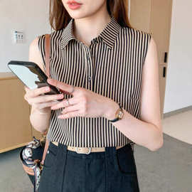 创意款2025春季御姐风私服名媛纯色款POLO领宽松型女式衬衫