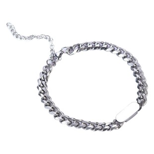 Titanium Steel Fashionable Bracelet Female hiphop Hapeng Couple Fashion Simple Personality Student Cold Style Bracelet Female Accessories