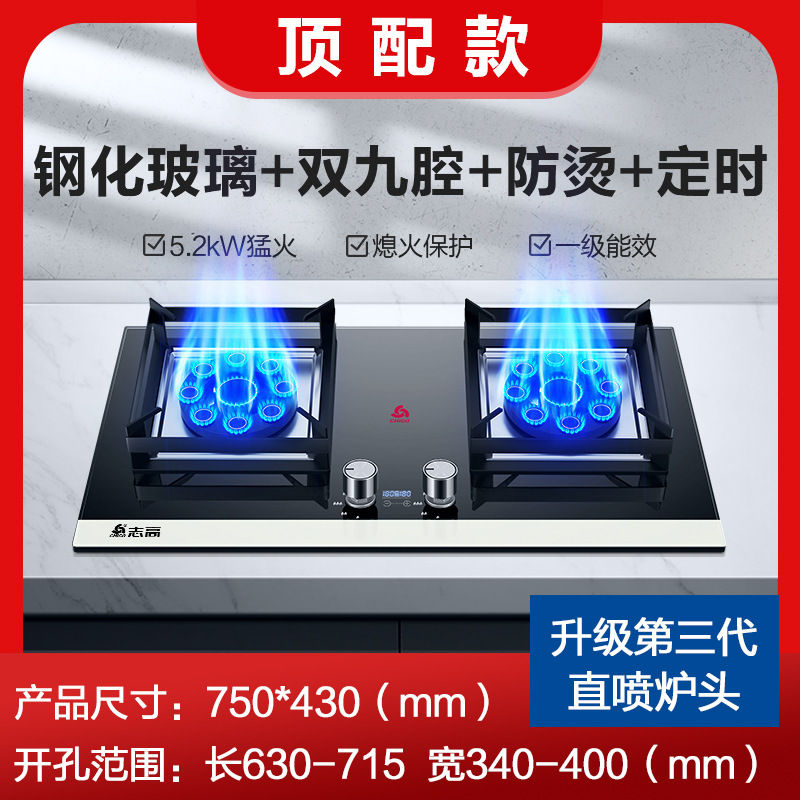 【政府补贴20%】志高天然气燃气灶具嵌入式液化气煤气灶家用双灶|undefined