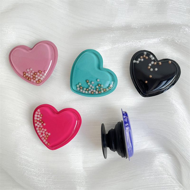 20g Weight Mobile Phone Universal Applicable Brands Airbag Bracket Classification plastic Material Heart Shape Pattern Casual, Simple Style Style Heart Shape Plastic Casual Simple Style Mobile Phone Universal Airbag Bracket 8