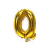 Golden balloon, creative layout, decorations, 16inch, gold and silver, pink gold, English letters