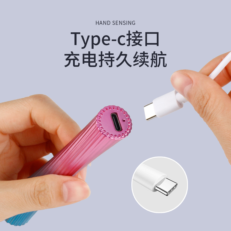 Lámpara de uñas de una palabra Lámpara de fototerapia de mano Mini lámpara para hornear uñas Lámpara de uñas pequeña de secado rápido