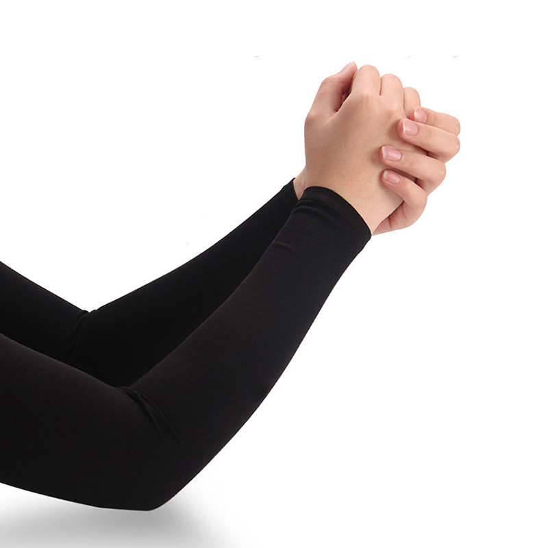 戶外防曬袖套男女手臂套袖戶外防曬防紫外線袖套薄長款彈力袖套