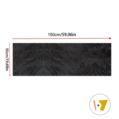 Repair and Modification – Car roof lining - textured-black
