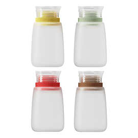 2025新品食品级硅胶分装瓶酱料分装瓶午餐便携瓶挤压式调料汁空瓶