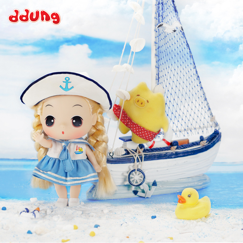 海军娃娃女孩公主洋娃娃可爱萌娃娃玩偶公仔送女友生日礼品