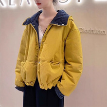 连帽棉服女装冬季2025新款爆款时尚显瘦休闲保暖短款棉衣加厚外套