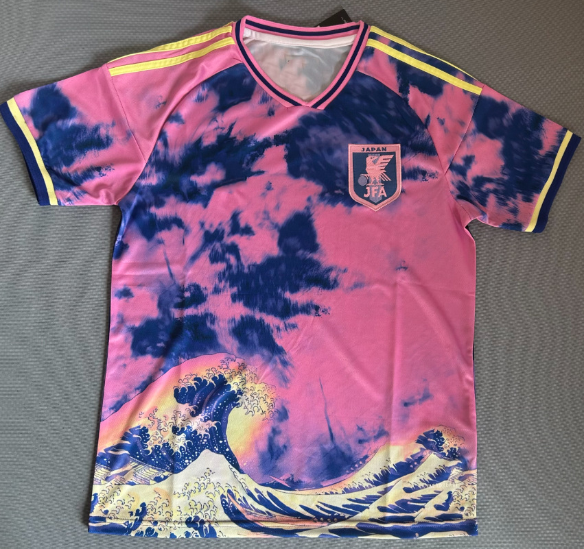 25-26 Nueva camiseta de anime de camiseta japonesa One Piece Samurai Sakura Dragon Ball Uniforme de fútbol transfronterizo de edición especial