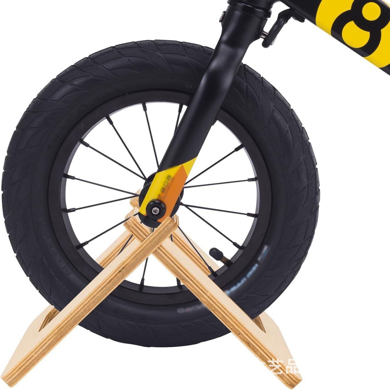 Soporte de bicicleta de madera Soporte de exhibición de bicicleta para niños Soporte de bicicleta para interiores Equilibrio Soporte de bicicleta para niños