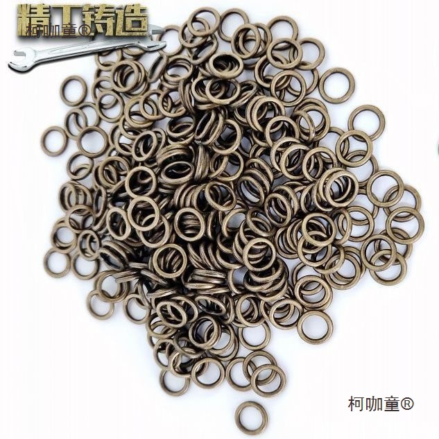 圆圈连接环半角金属圈小环小圆环铜圈铜环窗帘配件无缝小饰麦太保
