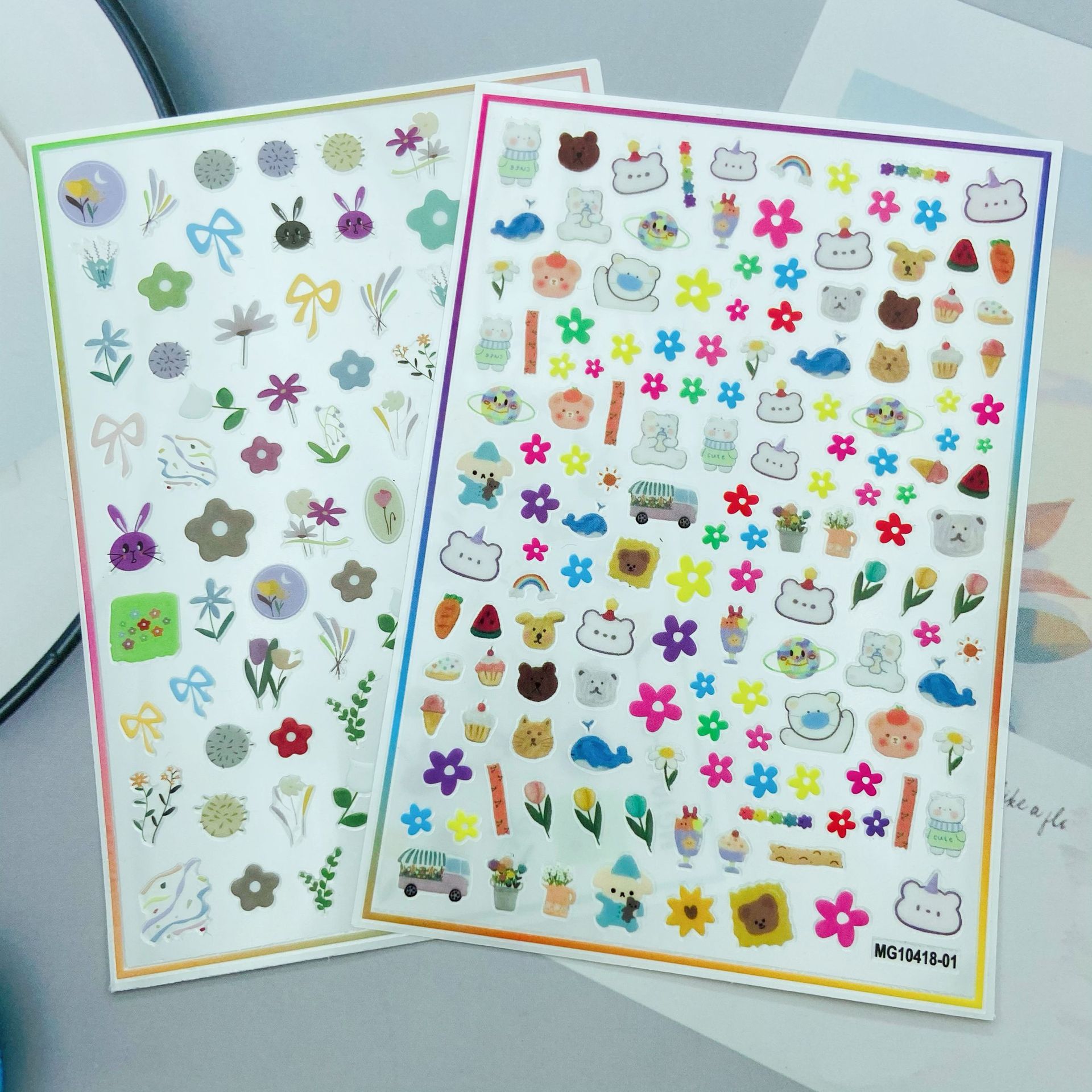 Japanese adhesive nail stickers