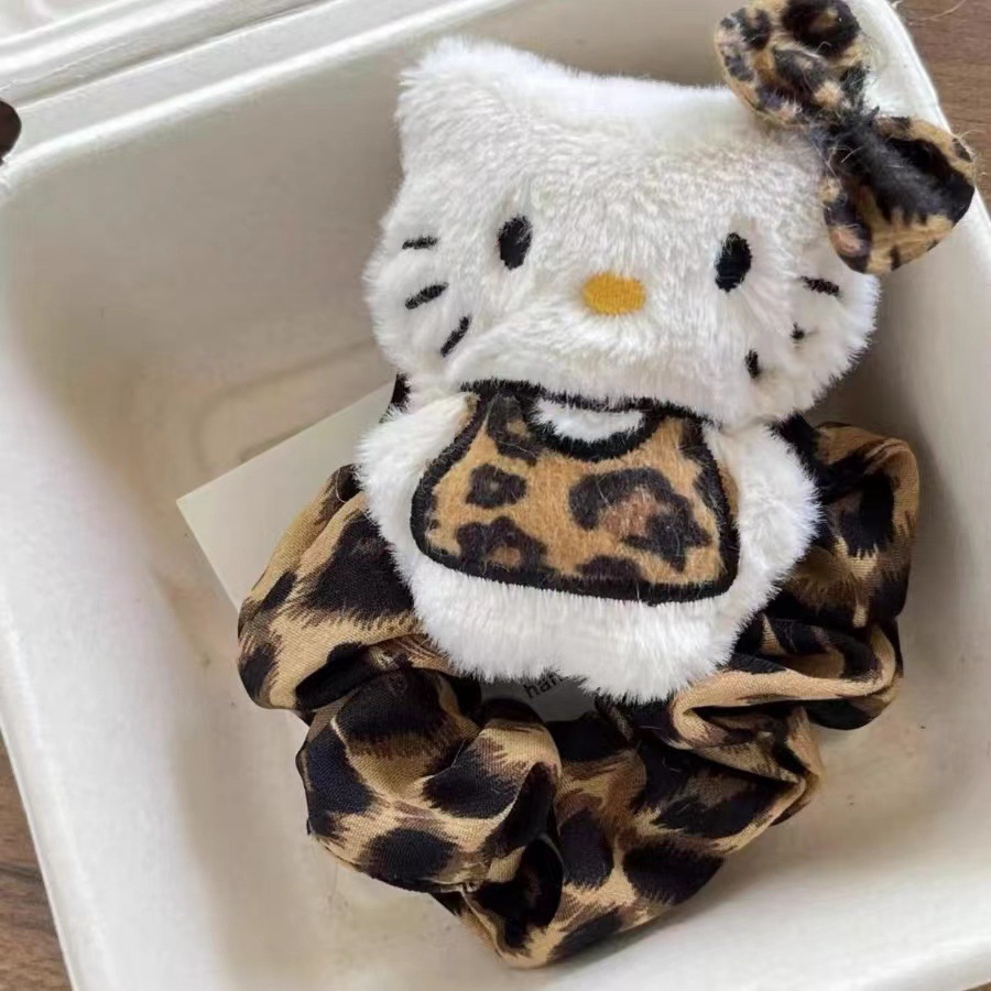 전신 레오파드 KT 머리끈