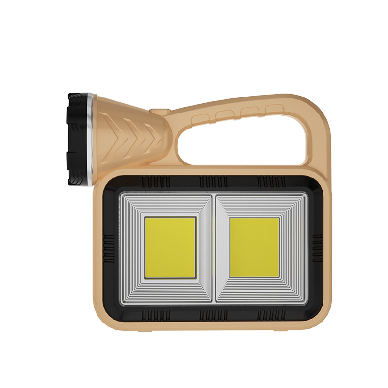 Transfronteriza llama solar lámpara portátil al aire libre camping patrulla impermeable linterna portátil trabajo reflector