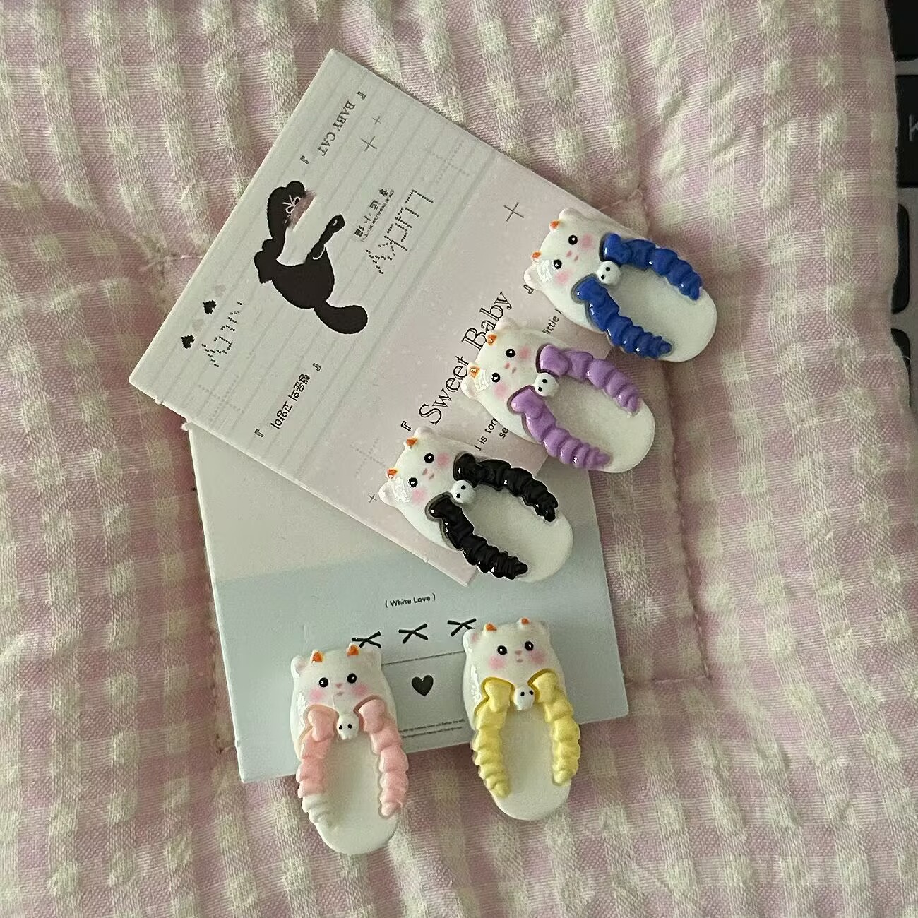 可爱小熊发夹趣味搞怪风百搭女孩侧边夹刘海发卡饰品发饰秋冬批发