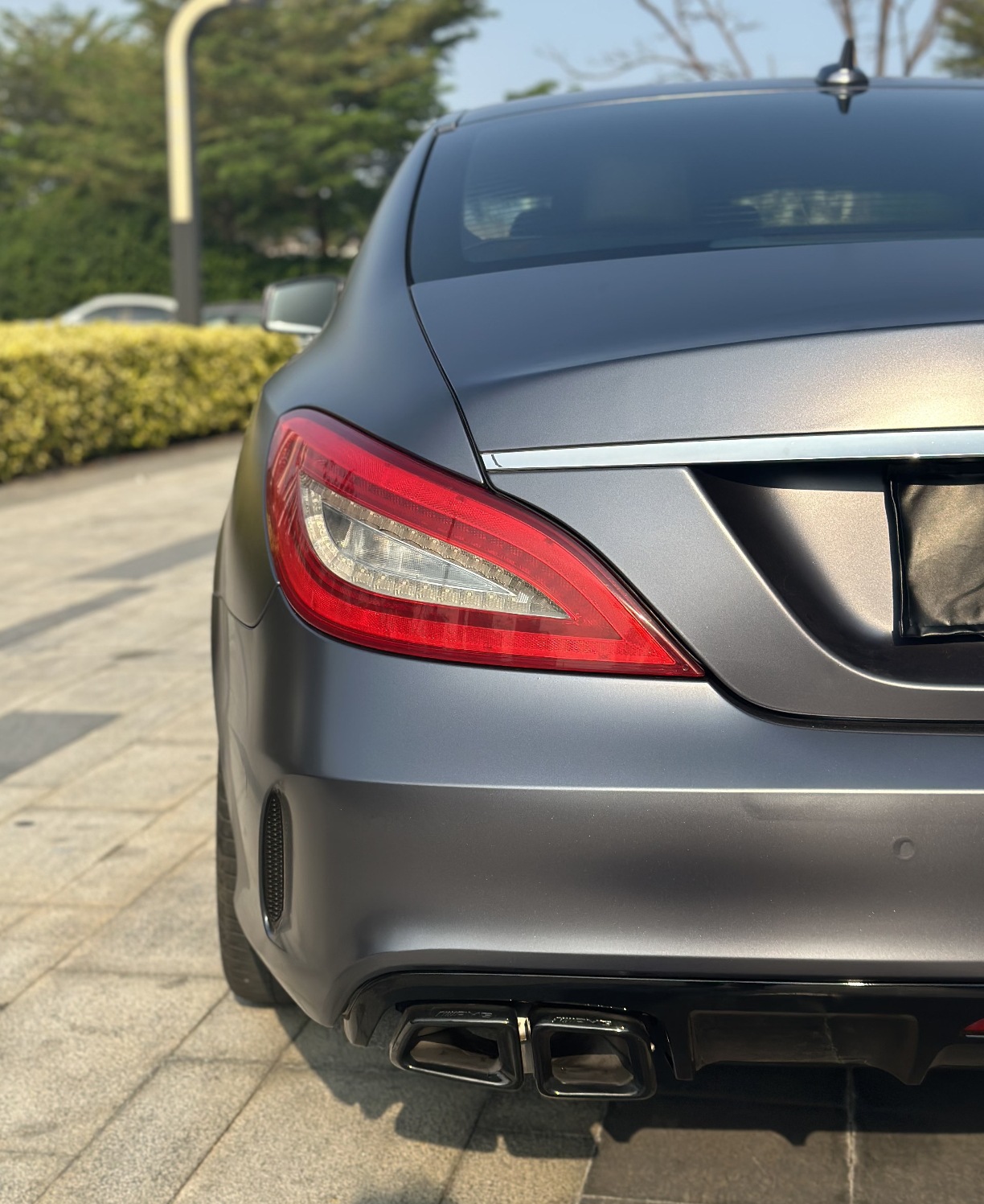 Suitable for 12-17 Model Mercedes-Benz Cls260 Cls300 Modified to Cls63 Front Bumper and Rear Lip Body Kit Sports Modification