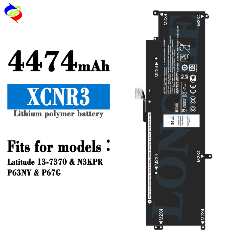 Suitable for Dell Xcnr3 Notebook Battery Latitude 13-7370/N3Kpr/P63Ny/P67G Wholesale