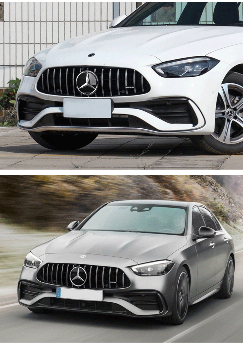 Suitable for Mercedes-Benz Gla Cla Gls E-Class Cglc Gle Cls Modified 3D Stereo Mirror Car Logo Center Net Logo