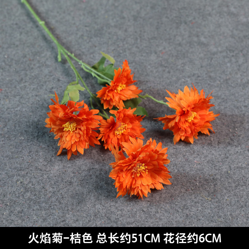 オレンジ造花結婚式結婚式会場レイアウト小道具手持ち花造花花束講堂装飾造花卸売|undefined