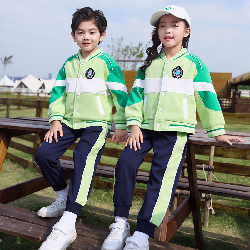幼兒園園服夏裝春秋套裝兒童班服秋季運動服一年級小學生校服夏季